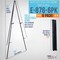 U.S. Art Supply 63" High Heavy Duty Metal Folding Display Easel (6 Pack) - Adjustable Height, Holds 10 lbs - Portable Art Easel Stand - For Sign, Poster, Canvas, Painting, Picture Display
